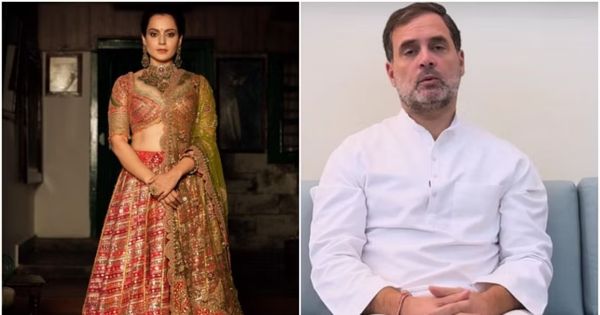 Kangana Ranut And Rahul Gandhi